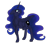Size: 1024x882 | Tagged: safe, artist:gloriajoy, character:princess luna, species:alicorn, species:pony, g4, female, floppy ears, hoers, horse, looking up, mare, missing accessory, nervous, profile, raised hoof, simple background, solo, transparent background
