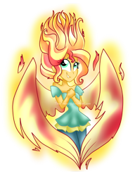 Size: 600x780 | Tagged: dead source, safe, artist:tinacrazy29, character:sunset shimmer, episode:my past is not today, equestria girls:rainbow rocks, g4, my little pony: equestria girls, my little pony:equestria girls, beautiful, cute, dawwww, female, fiery shimmer, fire, fire hair, glow, grin, happy, shimmerbetes, simple background, smiling, solo, sunset phoenix, transparent background, watermark, wings