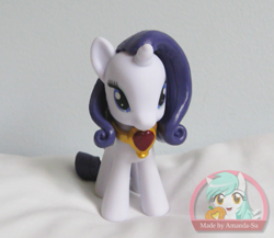 Size: 561x486 | Tagged: safe, artist:amandkyo-su, character:rarity, brushable, fire ruby, irl, photo, toy