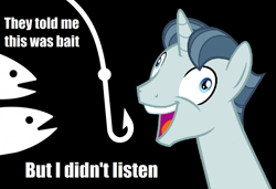 Size: 700x480 | Tagged: safe, artist:thorinair, character:party favor, bait, crossing the memes, exploitable meme, i didn't listen, image macro, impossibly long neck, internet, meme, reaction image, this is bait, truth