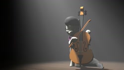 Size: 1191x670 | Tagged: safe, artist:the-lunar-brony, character:octavia melody, 3d, cello, female, musical instrument, solo, source filmmaker, spotlight
