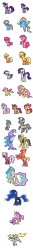 Size: 160x1200 | Tagged: safe, artist:blaze33193, artist:kevfin, character:apple bloom, character:applejack, character:big mcintosh, character:cheerilee, character:daring do, character:derpy hooves, character:fluttershy, character:pinkie pie, character:princess cadance, character:princess celestia, character:princess luna, character:rainbow dash, character:rarity, character:scootaloo, character:spike, character:sweetie belle, character:trixie, character:twilight sparkle, character:zecora, species:earth pony, species:pony, species:zebra, cutie mark crusaders, female, filly, filly applejack, filly fluttershy, filly pinkie pie, filly rainbow dash, filly rarity, filly twilight sparkle, male, mane seven, mane six, pixel art, simple background, stallion, transparent background, younger