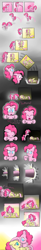 Size: 850x5153 | Tagged: safe, artist:smockhobbes, character:fluttershy, character:pinkie pie, ship:flutterpie, artifact, comic, crying, female, fourth wall, lesbian, plushie, shipping