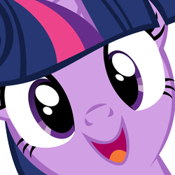 Size: 5000x5000 | Tagged: safe, artist:drpancakees, character:twilight sparkle, absurd resolution, close-up, cute, face, female, hi anon, meme, solo, twiabetes