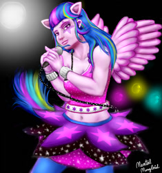 Size: 845x900 | Tagged: safe, artist:mentalmongloid, character:twilight sparkle, episode:a perfect day for fun, g4, my little pony: equestria girls, my little pony:equestria girls, belly button, humanized, singing