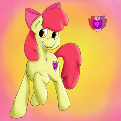 Size: 2000x2000 | Tagged: safe, artist:periodicbrony, character:apple bloom, cutie mark, female, solo, the cmc's cutie marks