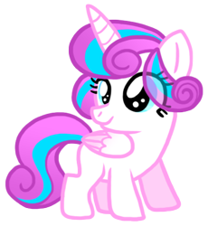 Size: 390x423 | Tagged: safe, artist:heartinarosebud, character:princess flurry heart, episode:the crystalling, g4, my little pony: friendship is magic, female, solo
