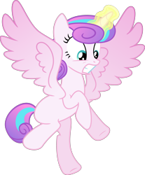 Size: 4912x5929 | Tagged: safe, artist:kimberlythehedgie, character:princess flurry heart, episode:the crystalling, g4, my little pony: friendship is magic, absurd resolution, female, glowing horn, magic, older, older flurry heart, simple background, solo, transparent background, vector
