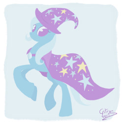 Size: 900x900 | Tagged: safe, artist:citron--vert, character:trixie, species:pony, species:unicorn, female, mare, solo