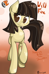 Size: 3344x5040 | Tagged: safe, artist:llamaswithkatanas, character:wild fire, species:pegasus, species:pony, female, mare, solo