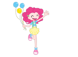 Size: 2292x1667 | Tagged: safe, artist:princesschuchi, character:pinkie pie, balloon, converse, humanized, shoes