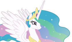 Size: 6000x3500 | Tagged: safe, artist:dharthez, character:princess celestia, species:pony, cute, cutelestia, female, mare, simple background, smiling, solo, transparent background, vector