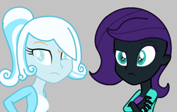 Size: 1024x651 | Tagged: safe, artist:furrydiva, oc, oc only, oc:nyx, oc:snowdrop, my little pony:equestria girls, equestria girls-ified, looking at you, older