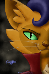 Size: 1000x1500 | Tagged: safe, artist:ravenevert, character:capper dapperpaws, species:abyssinian, species:anthro, my little pony: the movie (2017), cat, male, solo