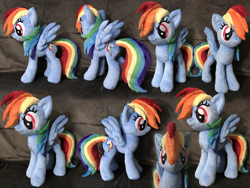 Size: 4032x3024 | Tagged: safe, artist:alicornparty, character:rainbow dash, absurd resolution, irl, photo, plushie, solo