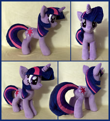 Size: 2258x2485 | Tagged: safe, artist:alicornparty, character:twilight sparkle, species:pony, high res, irl, photo, plushie, solo