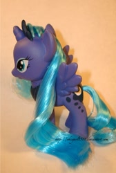 Size: 419x625 | Tagged: safe, artist:okiegurl1981, character:princess luna, species:pony, brushable, custom, irl, photo, solo, toy