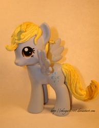 Size: 429x555 | Tagged: safe, artist:okiegurl1981, character:derpy hooves, species:pony, brushable, custom, irl, photo, solo, toy