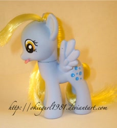 Size: 428x467 | Tagged: safe, artist:okiegurl1981, character:derpy hooves, species:pony, brushable, custom, irl, photo, solo, toy