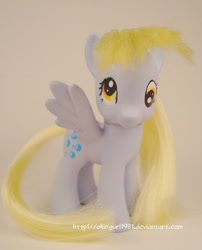 Size: 645x799 | Tagged: safe, artist:okiegurl1981, character:derpy hooves, species:pony, brushable, custom, irl, photo, solo, toy