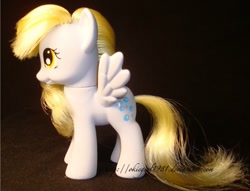 Size: 587x448 | Tagged: safe, artist:okiegurl1981, character:derpy hooves, species:pony, brushable, custom, irl, photo, solo, toy