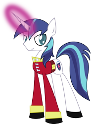 Size: 1006x1370 | Tagged: safe, artist:audiobeatzz, character:shining armor, species:pony, species:unicorn, magic, male, simple background, solo, transparent background, wedding suit