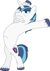 Size: 574x814 | Tagged: safe, artist:keanno, character:shining armor, species:pony, episode:the crystal empire, g4, my little pony: friendship is magic, bipedal, male, simple background, solo, transparent background, vector