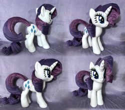 Size: 3257x2849 | Tagged: safe, artist:alicornparty, character:rarity, species:pony, high res, irl, photo, plushie, solo