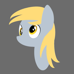Size: 679x679 | Tagged: safe, artist:sycreon, character:derpy hooves, species:pony, bust, female, mare, portrait, solo