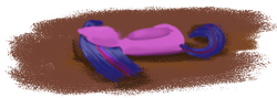 Size: 1050x375 | Tagged: safe, artist:sycreon, character:twilight sparkle, character:twilight sparkle (alicorn), species:alicorn, species:pony, female, lying down, mare, on side, sketch, solo