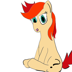 Size: 1280x1280 | Tagged: safe, artist:meme mare, oc, oc only, oc:red pone (8chan), species:pony, /pone/, 8chan