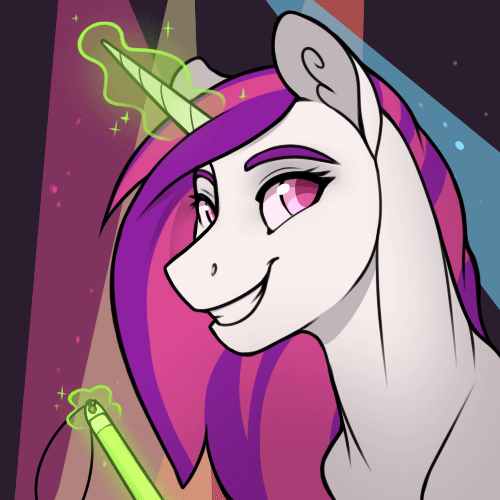 Size: 500x500 | Tagged: safe, artist:romyvdhel-art, oc, oc only, animated, animated icon, commission, gif, icon, my little pony, solo