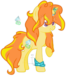 Size: 3076x3504 | Tagged: safe, artist:emerald-bliss, oc, oc only, oc:dazzling flare, parent:adagio dazzle, parent:sunset shimmer, parents:sunsagio, species:pony, species:unicorn, female, high res, horn, magical lesbian spawn, mare, offspring, simple background, solo, transparent background