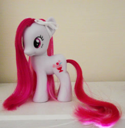 Size: 2924x3000 | Tagged: safe, artist:phasingirl, official, character:plumsweet, species:pony, brushable, irl, photo, solo, toy