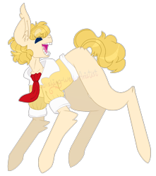 Size: 1125x1270 | Tagged: safe, artist:wishing-well-artist, oc, species:earth pony, species:pony, clothing, male, shirt, simple background, solo, stallion, transparent background