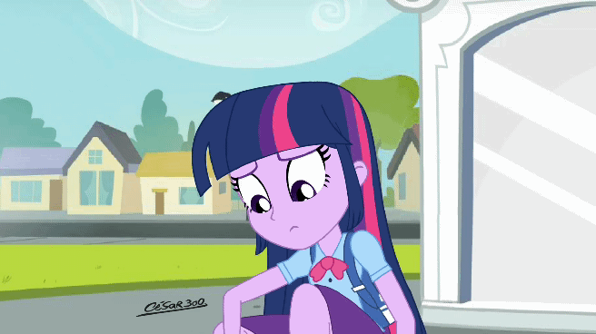 Size: 656x368 | Tagged: safe, artist:cesar3o0, character:twilight sparkle, my little pony:equestria girls, animated, barefoot, feet, female, gif, parody, scene parody, soles, toes, wiggling toes