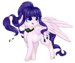Size: 3650x3070 | Tagged: safe, artist:ether-akari, oc, oc only, oc:singstar shine, species:pegasus, species:pony, cute, ear piercing, earring, female, jewelry, looking up, piercing, simple background, smiling, solo, transparent background