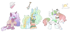 Size: 1582x718 | Tagged: safe, artist:jaysey, base used, oc, oc only, parent:fleur-de-lis, parent:mistmane, parent:princess celestia, parent:princess luna, parent:queen chrysalis, parent:rockhoof, parent:tempest shadow, parents:chryslestia, species:changepony, species:classical unicorn, species:pony, species:unicorn, clothing, cloven hooves, crack ship offspring, curved horn, female, horn, hybrid, hybrid wings, interspecies offspring, leonine tail, magical lesbian spawn, magical threesome spawn, mare, multiple parents, next generation, offspring, parents:luna-de-tempest, parents:rockmane, see-through, simple background, transparent background, unshorn fetlocks