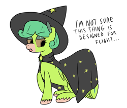 Size: 1239x1058 | Tagged: safe, artist:bojangleee, oc, oc only, birb, bird pone, cape, cloak, clothing, hat, parrotlet, witch hat
