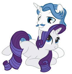 Size: 1084x1104 | Tagged: safe, artist:neighsay, character:fancypants, character:rarity, ship:raripants, female, male, shipping, straight