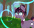 Size: 6000x5000 | Tagged: safe, artist:bestiary, artist:bestiary7, oc, oc only, oc:luminous tempo, species:pony, g4, absurd resolution, bicorn, cute, female, forest, glasses, horns, magic, mare, necktie, ocbetes, purple hair, solo