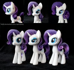 Size: 1400x1329 | Tagged: safe, artist:aplexpony, character:rarity, species:pony, species:unicorn, commonity, craft, female, irl, lidded eyes, mare, multeity, photo, sculpture