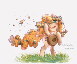 Size: 1200x1000 | Tagged: safe, artist:roya, character:pear butter, species:earth pony, species:pony, female, mare, solo