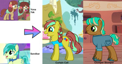Size: 1576x840 | Tagged: safe, artist:silverbuller, character:sandbar, character:yona, parents:yonabar, ship:yonabar, episode:she's all yak, g4, my little pony: friendship is magic, 1000 hours in pony creator, female, male, pony creator, shipping, straight