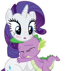 Size: 991x1080 | Tagged: safe, artist:georgegarza01, edit, edited screencap, screencap, character:rarity, character:spike, ship:sparity, background removed, crying, female, hug, male, shipping, simple background, straight, transparent background