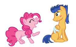 Size: 1829x1151 | Tagged: safe, artist:neighsay, character:flash sentry, character:pinkie pie, species:pony, female, male, missing cutie mark, pinkiesentry, shipping, straight