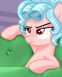 Size: 1040x1278 | Tagged: safe, artist:artiekitty135, artist:lilith1light, base used, character:cozy glow, species:pegasus, species:pony, annoyed, cozy glow is not amused, female, freckles, mare, older, older cozy glow, solo