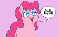 Size: 1280x811 | Tagged: safe, artist:petalierre, character:pinkie pie, species:earth pony, species:pony, cropped, female, smiling, solo