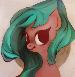 Size: 781x800 | Tagged: safe, artist:maaronn, oc, oc only, species:pony, bust, limited palette, portrait, solo