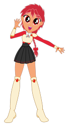 Size: 775x1474 | Tagged: safe, artist:lhenao, artist:pupkinbases, base used, my little pony:equestria girls, barely eqg related, crossover, equestria girls-ified, hikaru shidou, magic knight rayearth, simple background, transparent background